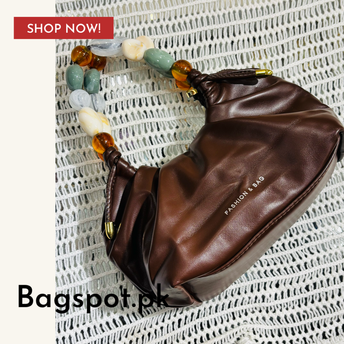 Stone Handle Crossbody