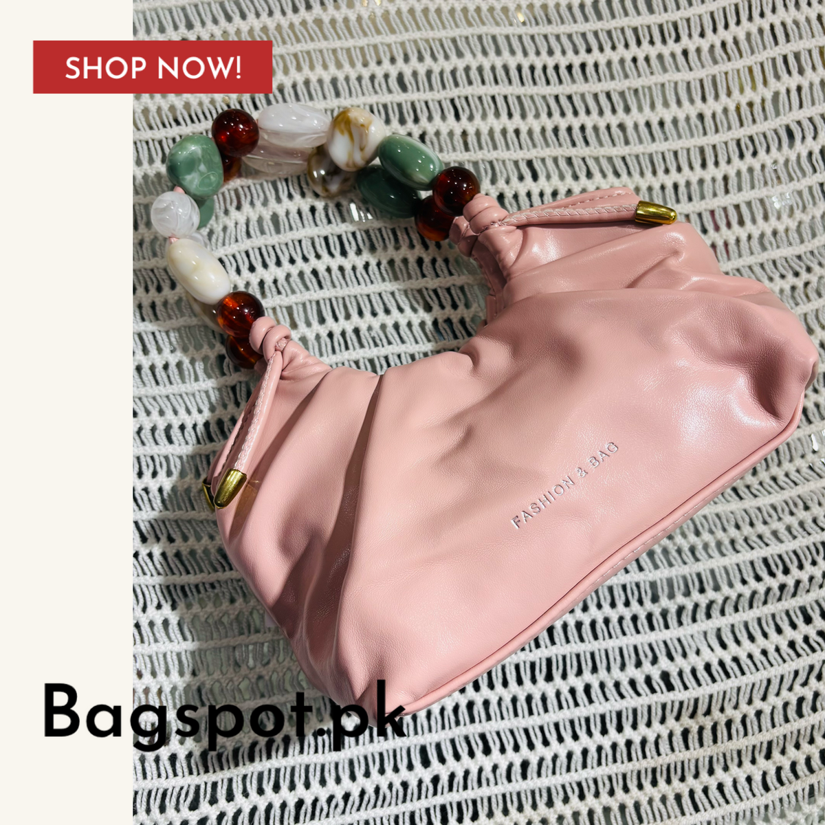 Stone Handle Crossbody