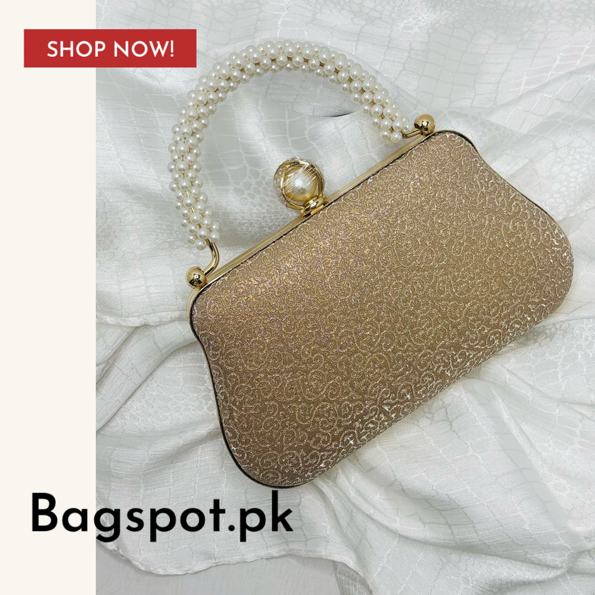 Pearl Stylish Clutch Purse