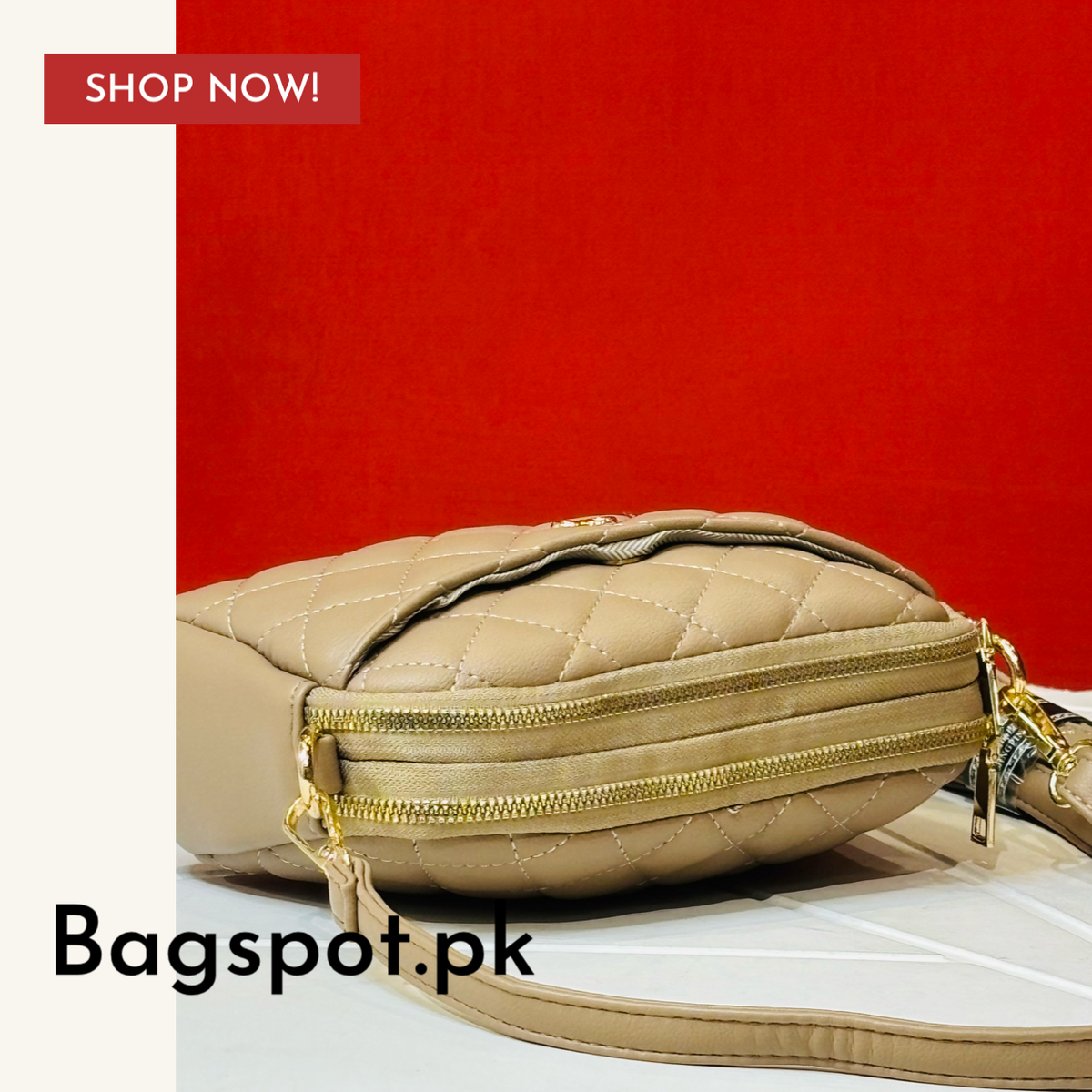 3 Pocket Trend Crossbody Bag