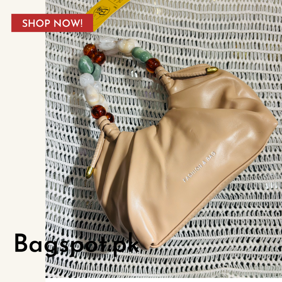 Stone Handle Crossbody