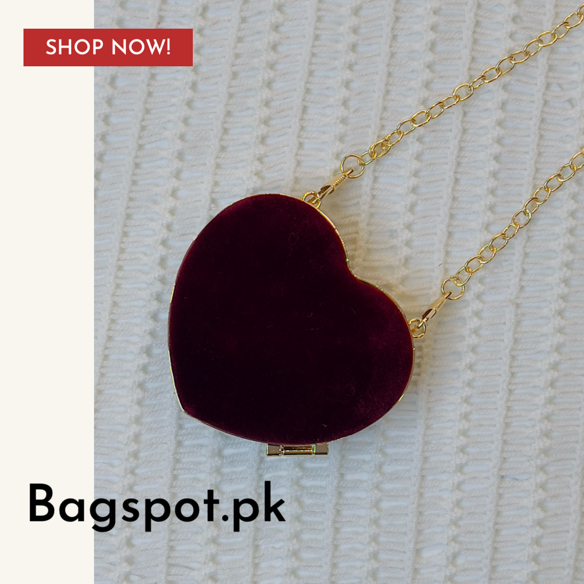 HEART FASHION MINIATURE PURSE