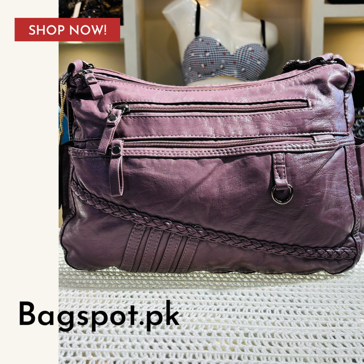 Large Soft Shoulder Bag