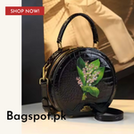 Round Floral Purse