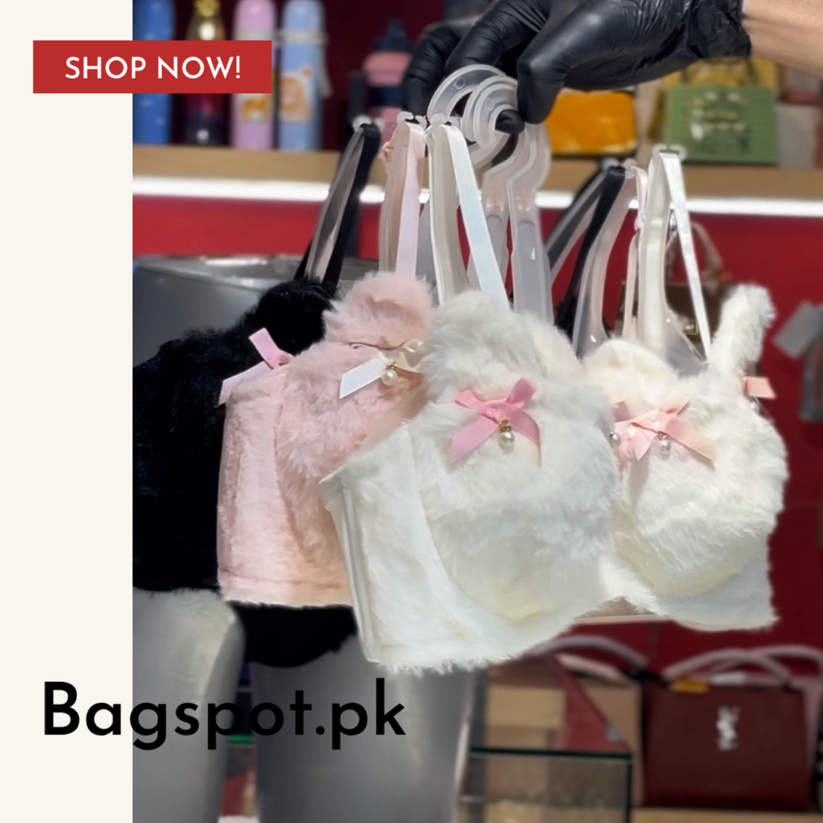 Fluffy Bra Pantie Set