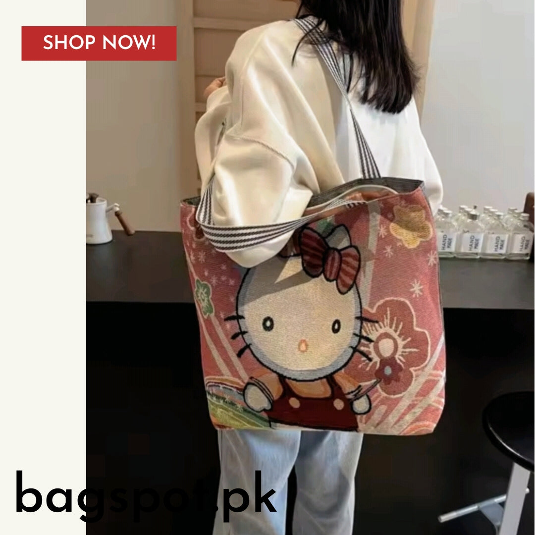 CANVAS PRINTED TOTE BAG