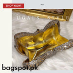 RHINE STONECRYSTAL BOW CLUTCH