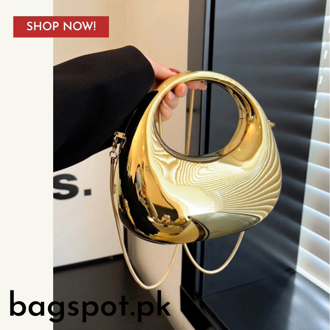 ACRYLIC MOON SHAPE BAG