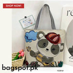 CANVAS PRINTED TOTE BAG