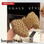 RHINE STONECRYSTAL BOW CLUTCH