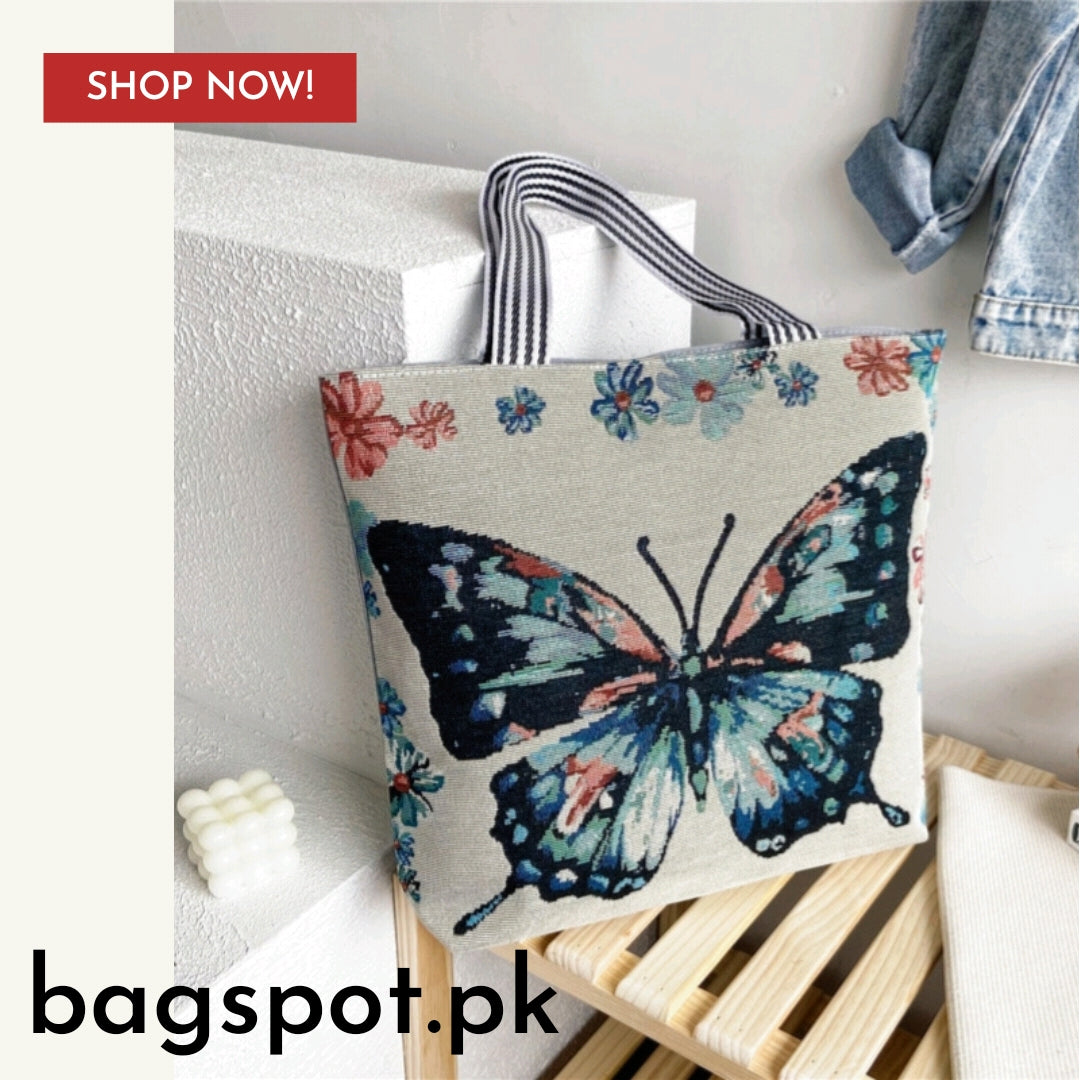 CANVAS PRINTED TOTE BAG