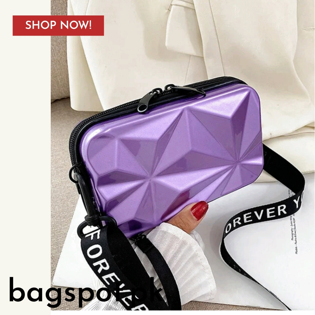 Hard case crossbody bag