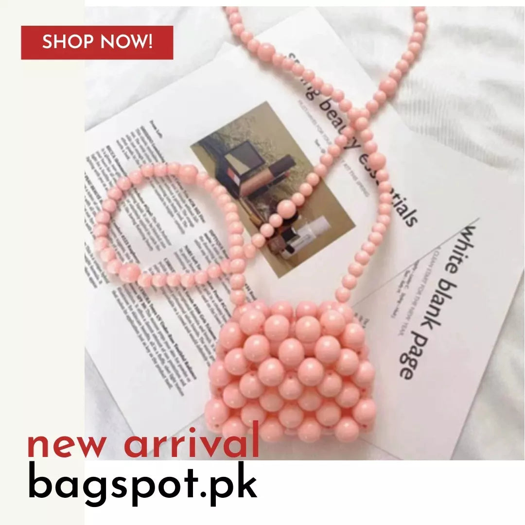 Mini pearl lipstick bag