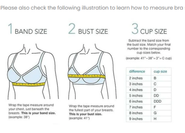 HOW TO MEASURE THE CHEST SIZE FOR PURCHASING BRA