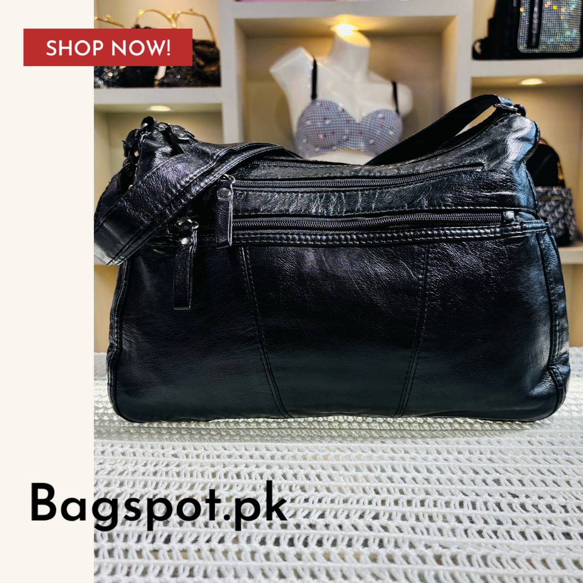 Large Soft Shoulder Bag