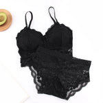 WOMEN LACE BRA PANTIE BRIEF SET