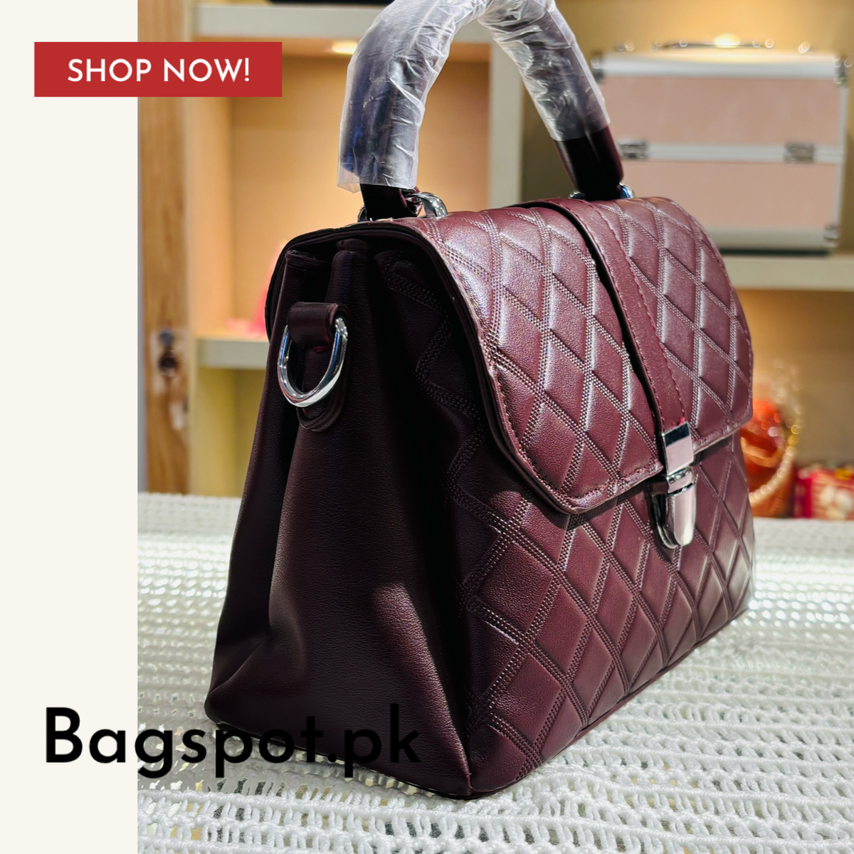 Cros Pattren Bag