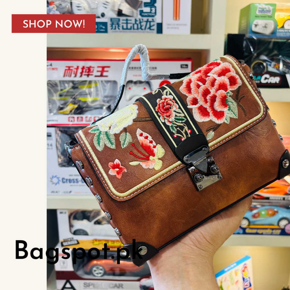 Embriodred handbag