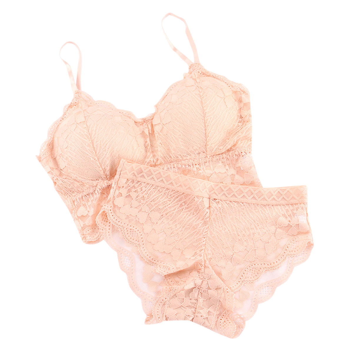 WOMEN LACE BRA PANTIE BRIEF SET