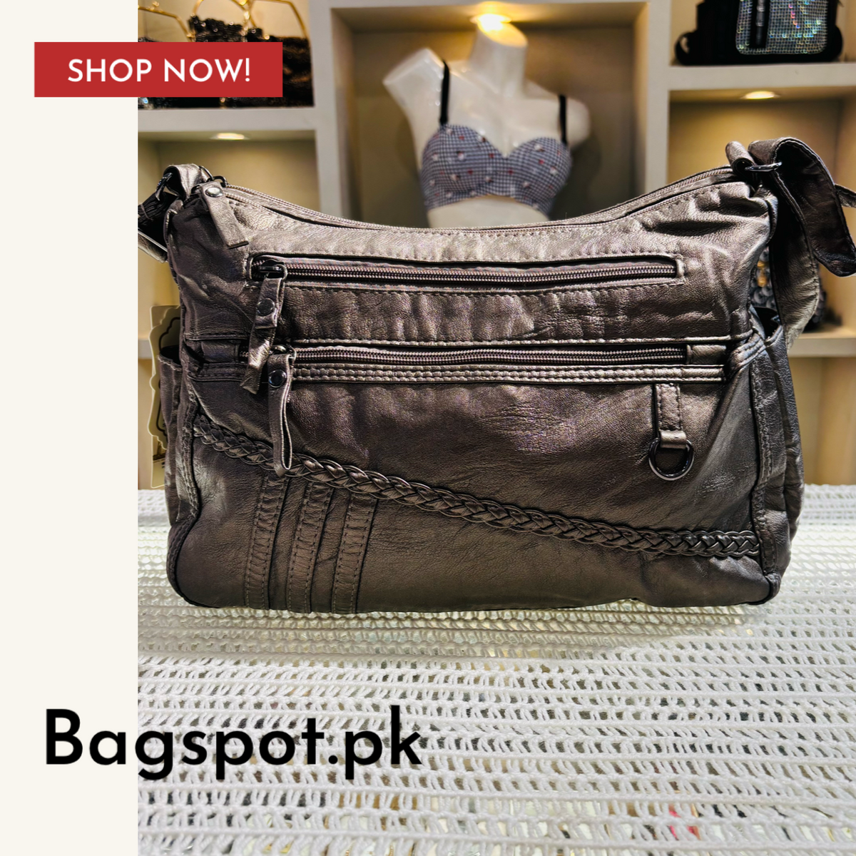 Large Soft Shoulder Bag