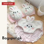 Bunny Fluffy Bra Pantie Set