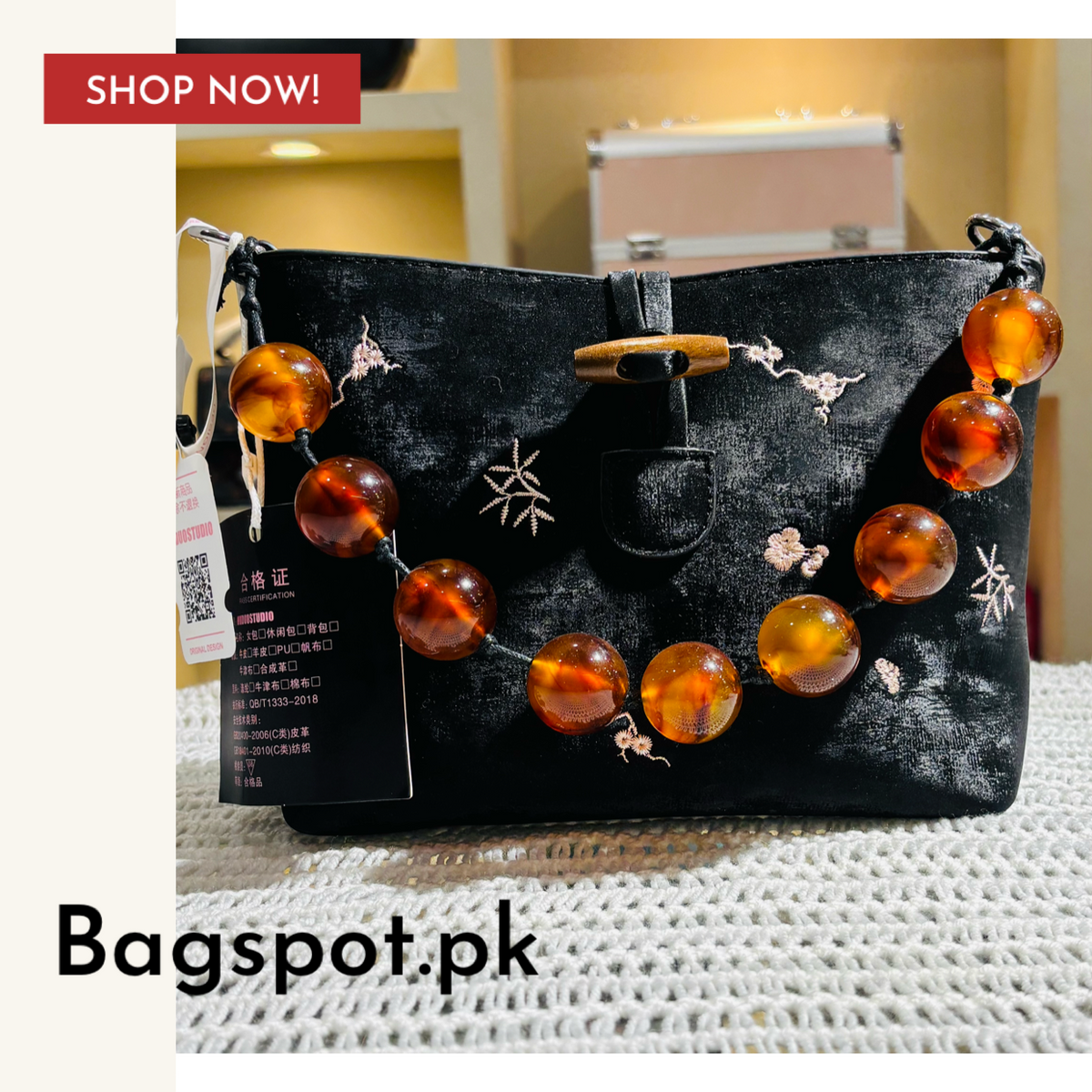 Beads Handbag