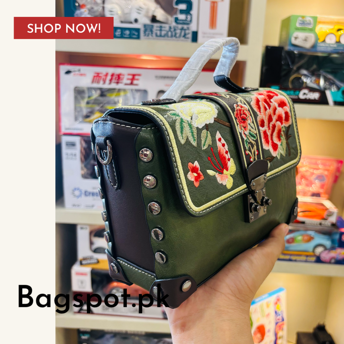 Embriodred handbag