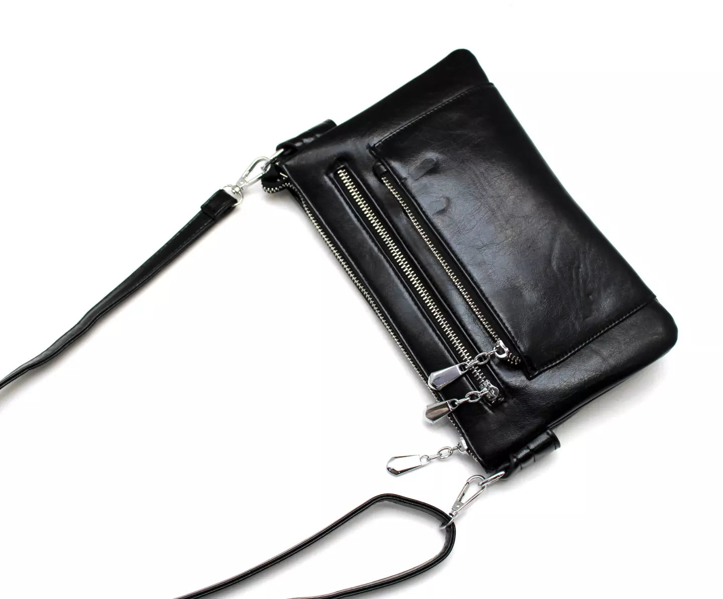 Zipper crossbody bag