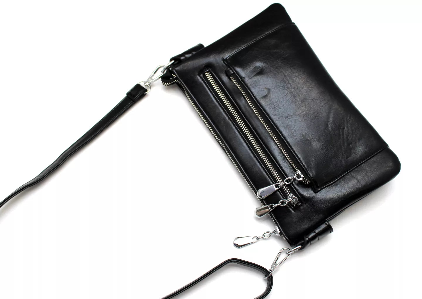 Zipper crossbody bag