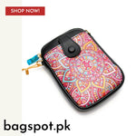 Printed mobile crossbody bag