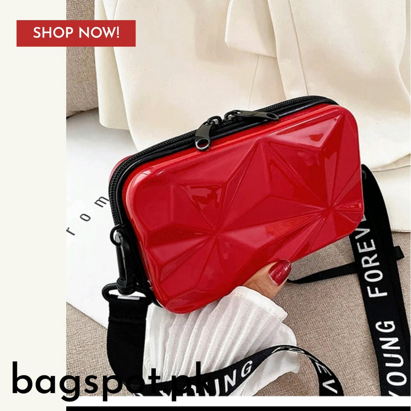 Hard case crossbody bag