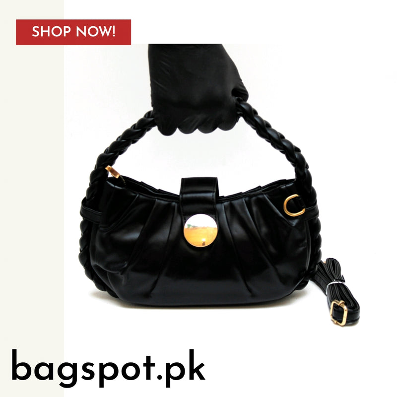 Button Style Handbag