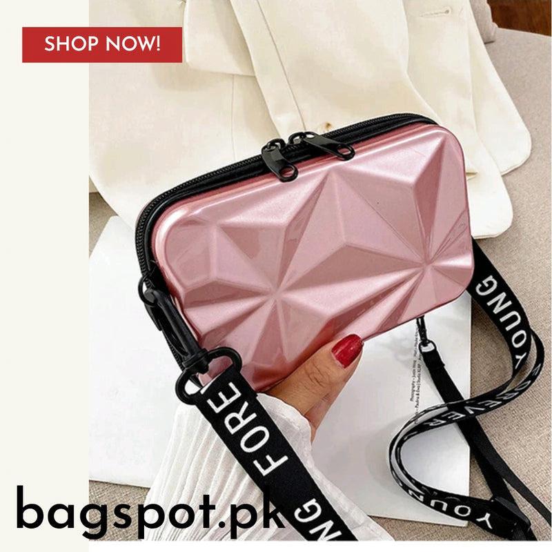 Hard case crossbody bag