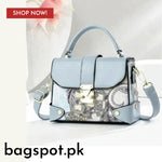 EMBROIDERED PATTERN BOX CROSSBODY