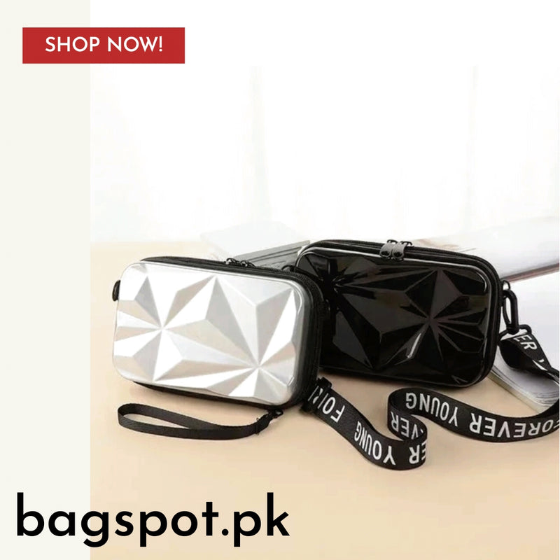 Hard case crossbody bag