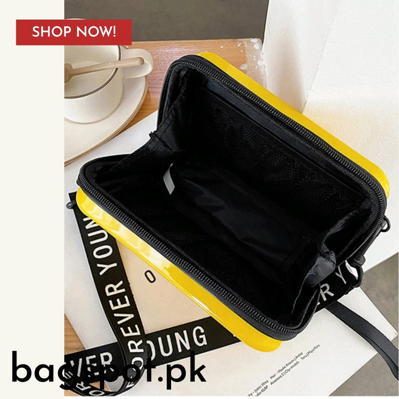 Hard case crossbody bag