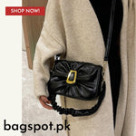 Buckle crossbody bag