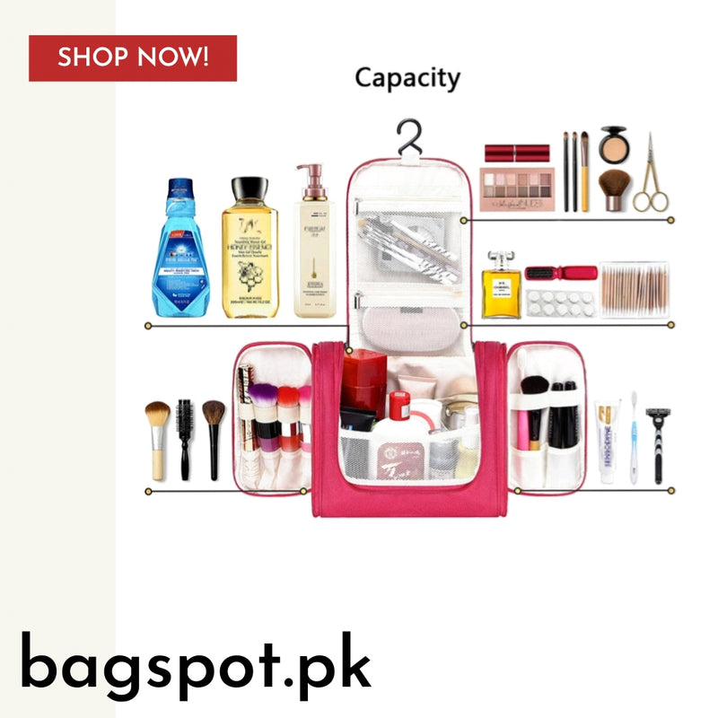 Makeup organizer bag