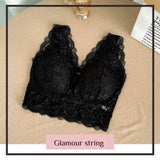 BLACK LACE BRA