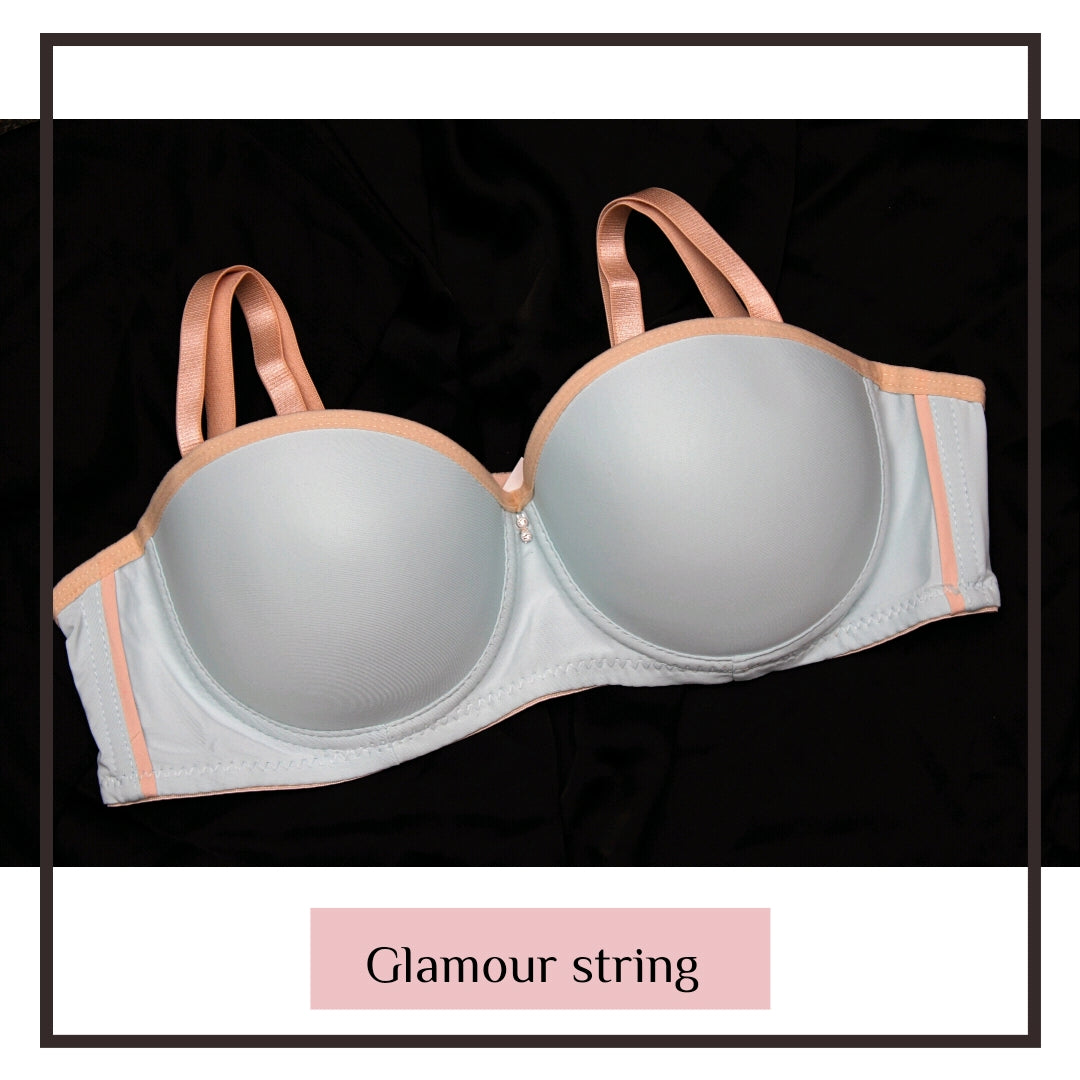 Women’s Light Padded Underwire Demi Cup Bra