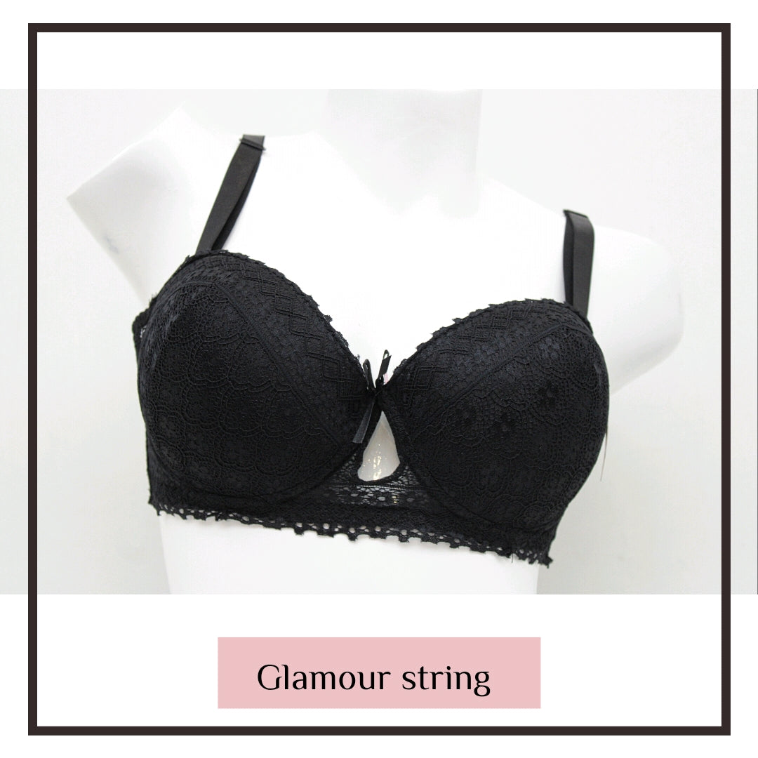 Embroidered Underwire Padded Bra