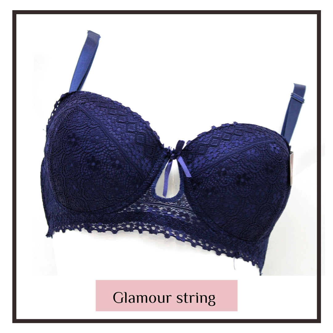 Embroidered Underwire Padded Bra