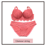 INS Womens Bras and Panties Lace Lingerie Bra Set