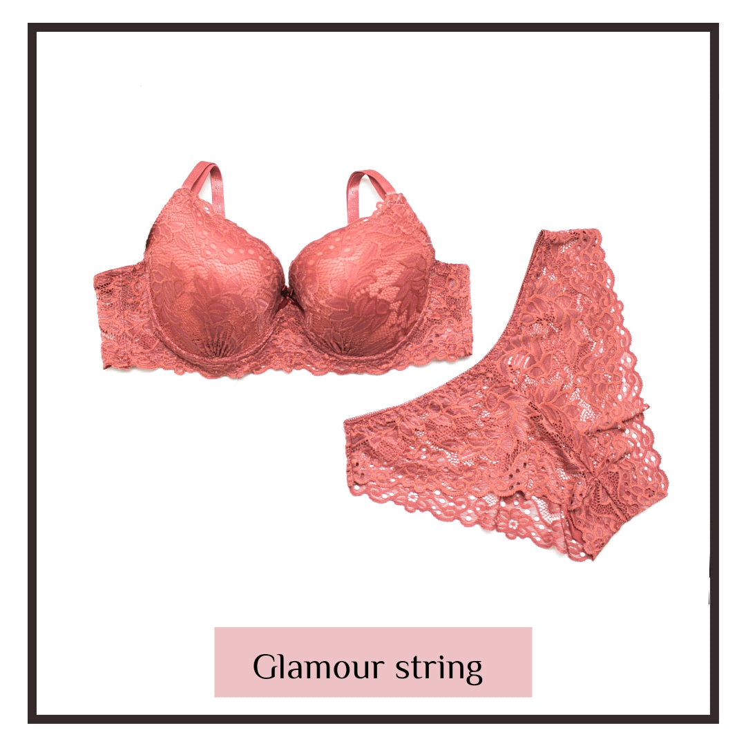 BRA PANTIE SET EMBROIDED