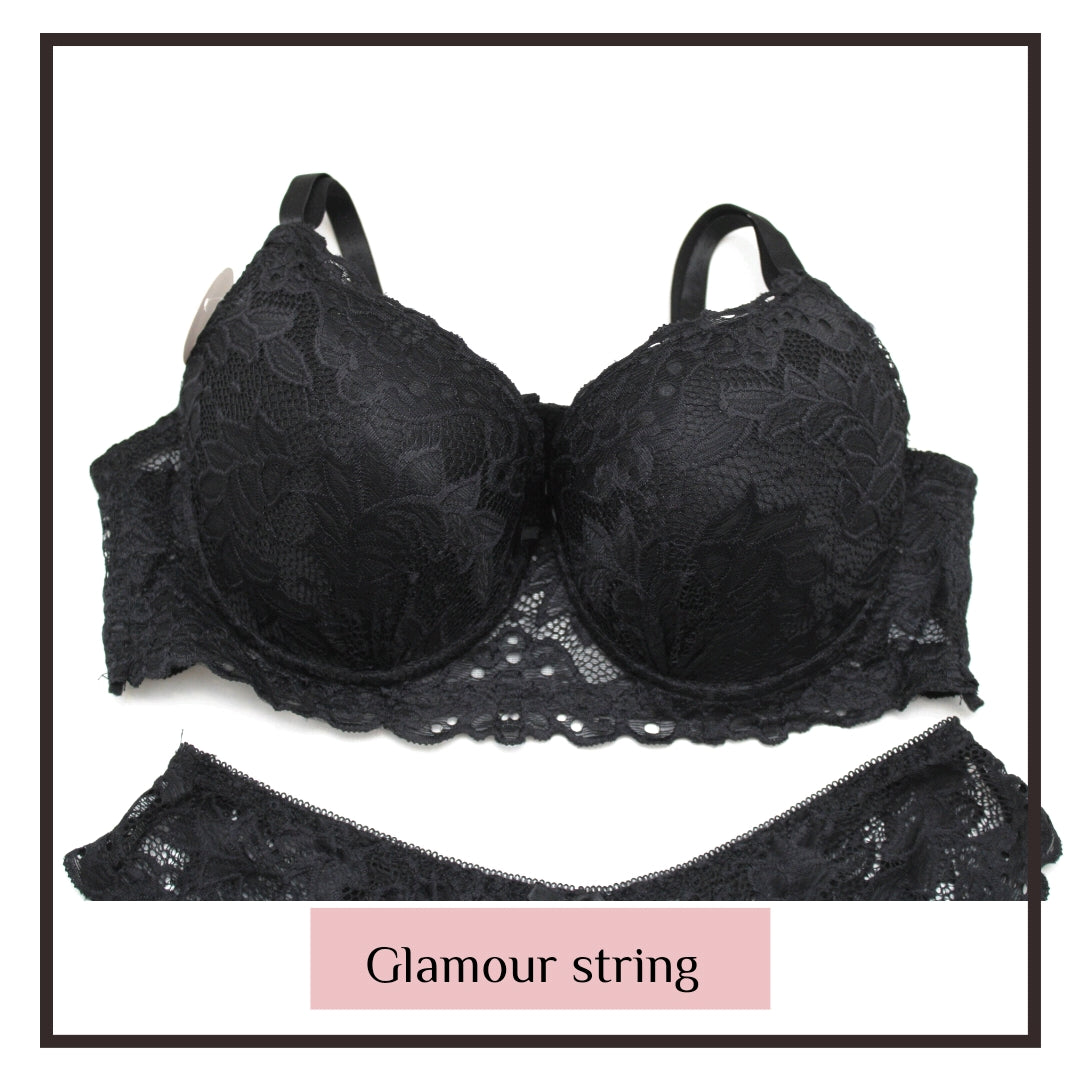 BRA PANTIE SET EMBROIDED