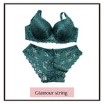 BRA PANTIE SET EMBROIDED